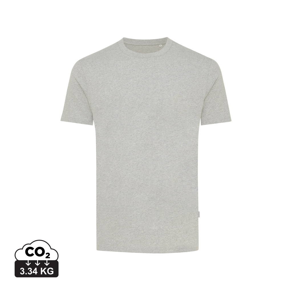 T-shirt promotionnel unisexe coton non teinté 180g Iqoniq Manuel heather grey